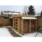 Garden shed flat roof Modern 300x250cm / 28mm
