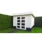 Garden shed flat roof Modern 300x250cm / 28mm