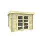 Garden shed flat roof Modern 300x250cm / 28mm