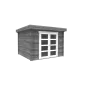 Garden shed flat roof Modern 300x250cm / 28mm