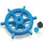 Integral plastic steering
