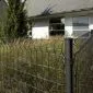 Wire panel system gray/black 251x103cm