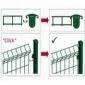 Wire panel posts 230cm green
