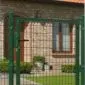 Garden gate wire panel 100x123cm green