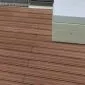 WPC Decking board composite brown 360cm (21x145mm)