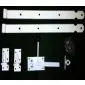 Garden gate latch white