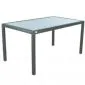 Garden table wicker Belcanto 165x100x77cm