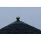 Garden shed roof cap hexagonal