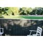 Bamboo cane fencing PVC anthracite 150x300cm
