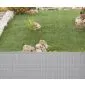 Bamboo cane fencing PVC grey 100x500cm