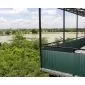 Bamboo cane fencing PVC green 2x3m