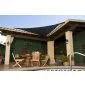 Shade sail shade netting incl.fixation, dark green