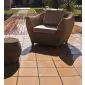 Garden tile terracotta