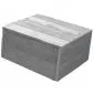 Hocker scaffold boards 80x80x43cm grey wash