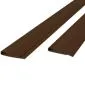 Bamboo cane fencing PVC profile brown 200cm