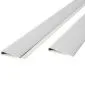 Bamboo cane fencing PVC profile white 150cm