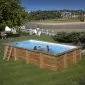 Wooden pool 620x420x133cm