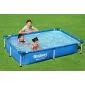 Swimming pool steel frame 221x150x43cm 