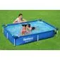 Swimming pool steel frame 221x150x43cm 