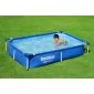 Swimming pool steel frame 221x150x43cm 