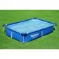 Swimming pool steel frame 221x150x43cm 