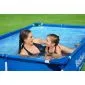 Swimming pool steel frame 221x150x43cm 