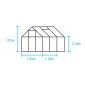 Greenhouse 193x195x195cm