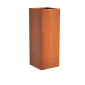 Corten steel planters square 37x37x100cm