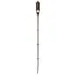 Garden torch steel brown