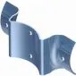 Palisade bracket, galvanized