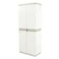 Plastic storage cupboard broom cupboard gray 70x176cm 