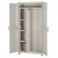 Plastic storage cupboard broom cupboard beech 70x184cm 