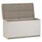 Garden Storage Box grey 120x61x53cm