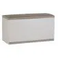 Garden Storage Box grey 120x61x53cm