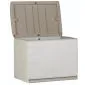 Garden Storage Box grey 80x61x53cm