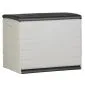 Garden Storage Box black 80x61x53cm