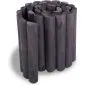 Log Roll Edging Rollborder cylindrical black 180cm