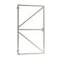 Gate frame adjustable with case 90x155cm