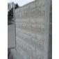 Concrete fence Rockstone 200x231cm double sided