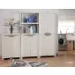 Broom closet cabinet grey 90x184cm