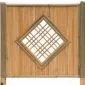 Bamboo fence panel Beijing 180x180cm