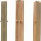 Bamboo post angular post bamboo 110x8cm