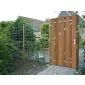 Garden gate hardwood on frame 100x180cm