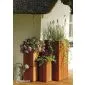 Square wooden planters hardwood Bangkirai 70x30x30cm