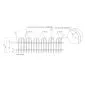 Fence railing Basic 60x190cm