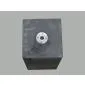 Concrete base high model post holder with anchor garden veranda roof 150x150mm