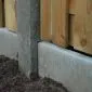Concrete gravel board grey 184x22x3,4cm