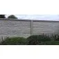 Concrete fence Mountain 200x193cm double sided