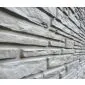 Concrete fence Mountain 200x231cm double sided
