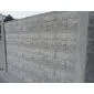 Concrete fence Rockstone 200x193cm double sided